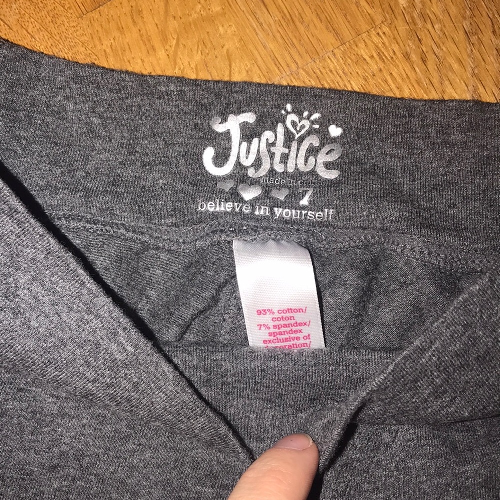 Justice leggings size 7 - Picture 3 of 4